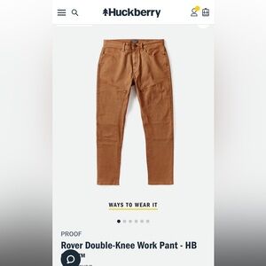 PROOF
Slim T™ in Canyon
Rover Double-Knee Work Pant - HB